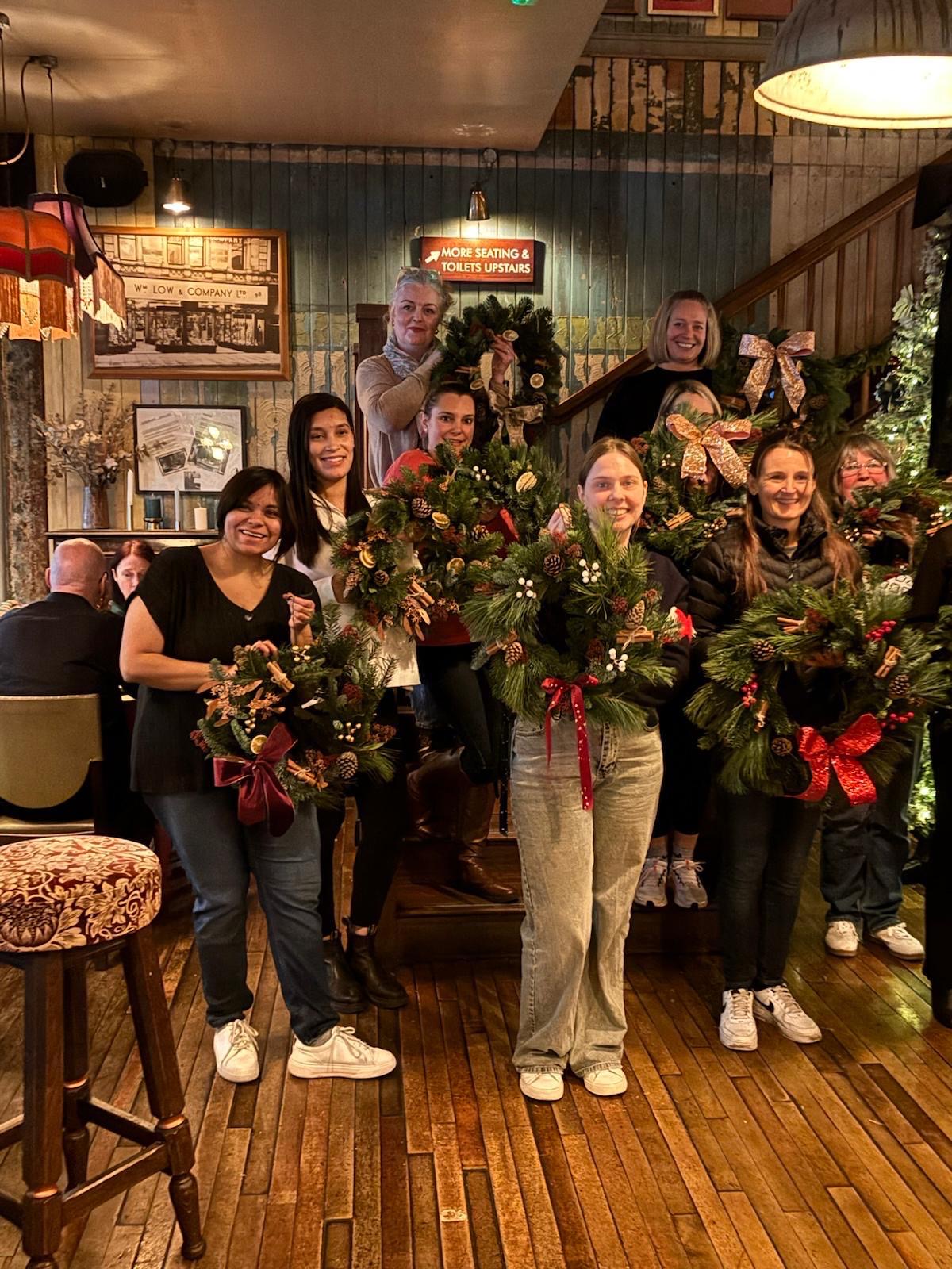 Wreath Making with Jeans Flowers