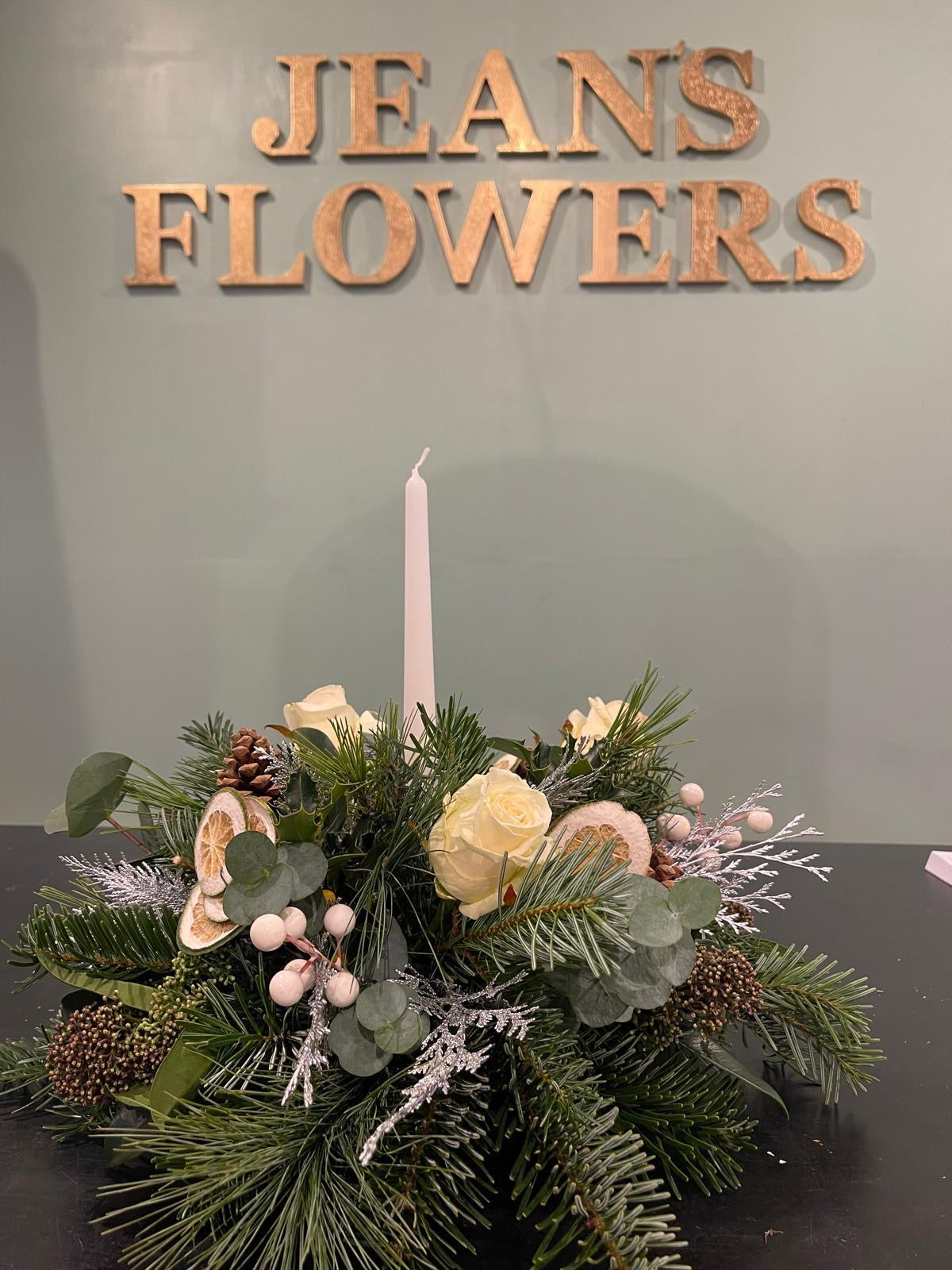 Table Centrepiece Making with Jeans Flowers