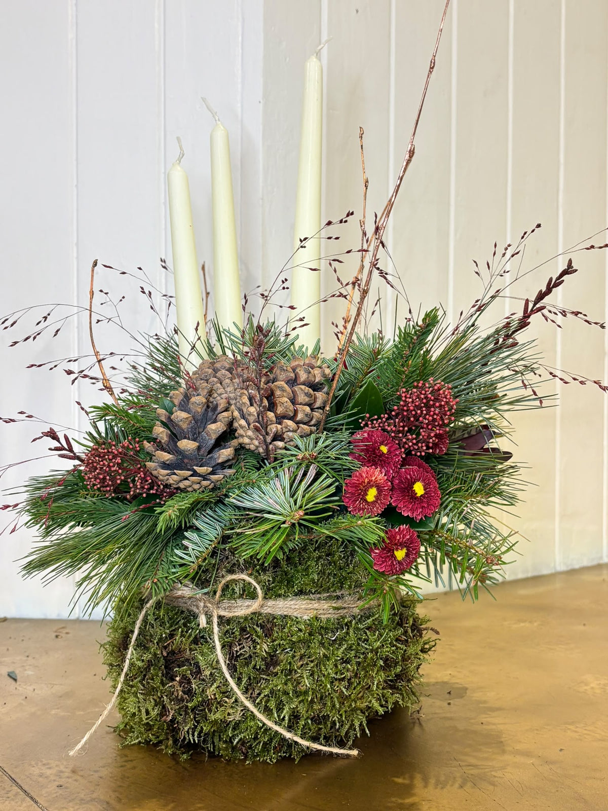 Table Centrepiece Making with Jeans Flowers