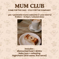 The Mum Club Ticket