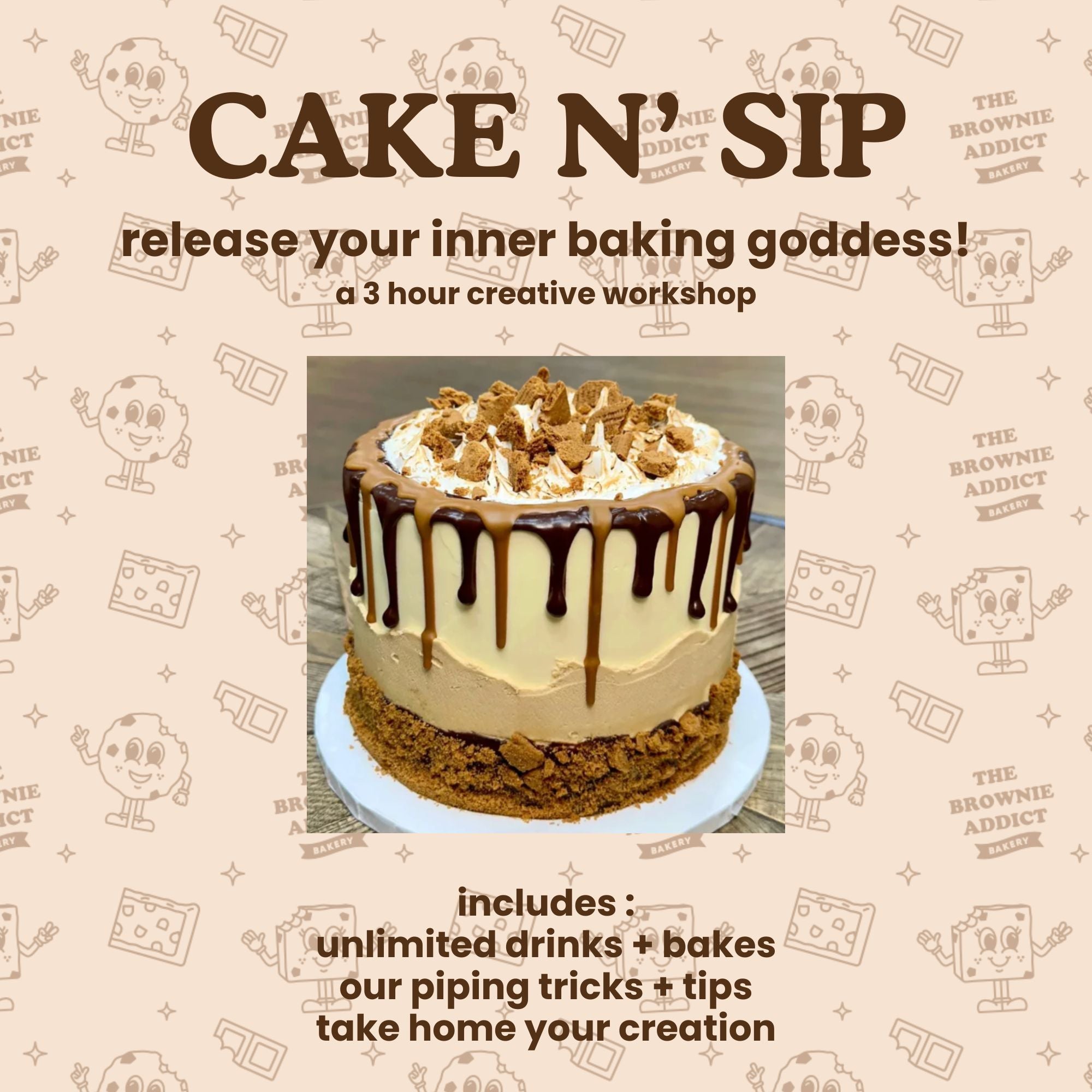 Cake & Sip workshop