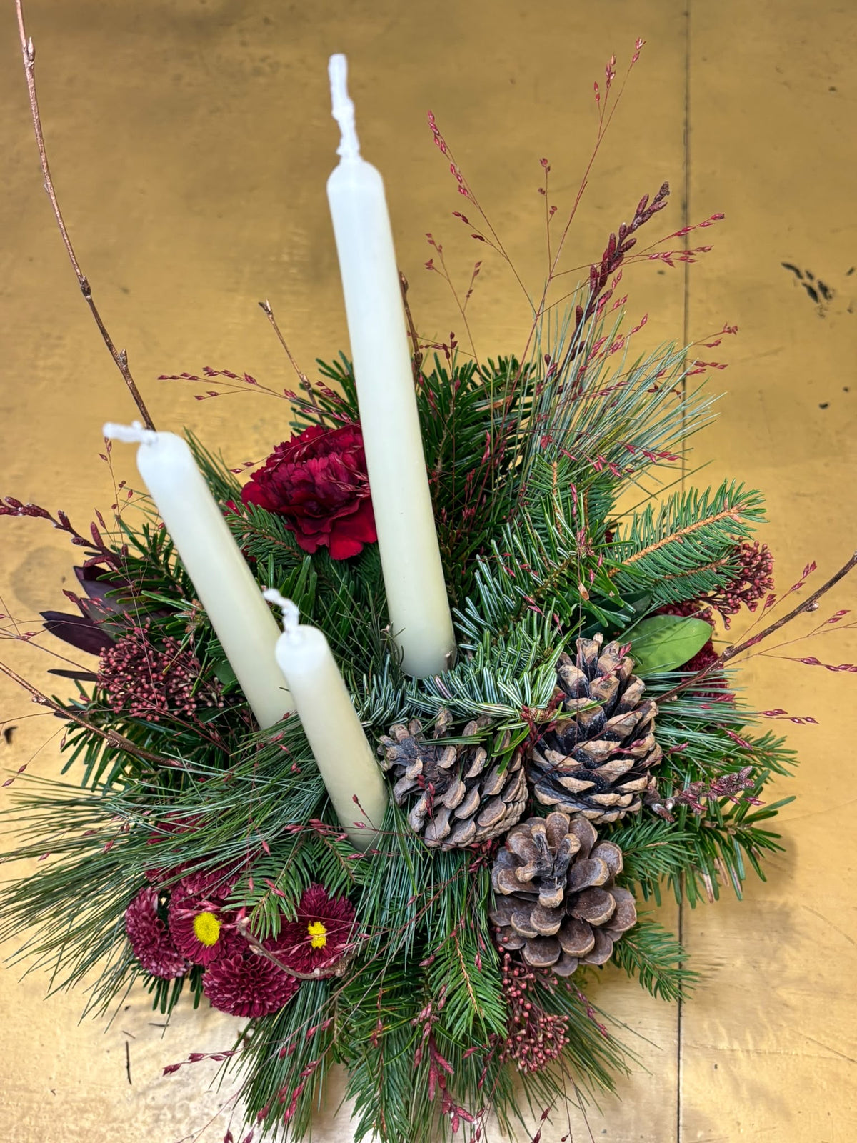 Table Centrepiece Making with Jeans Flowers