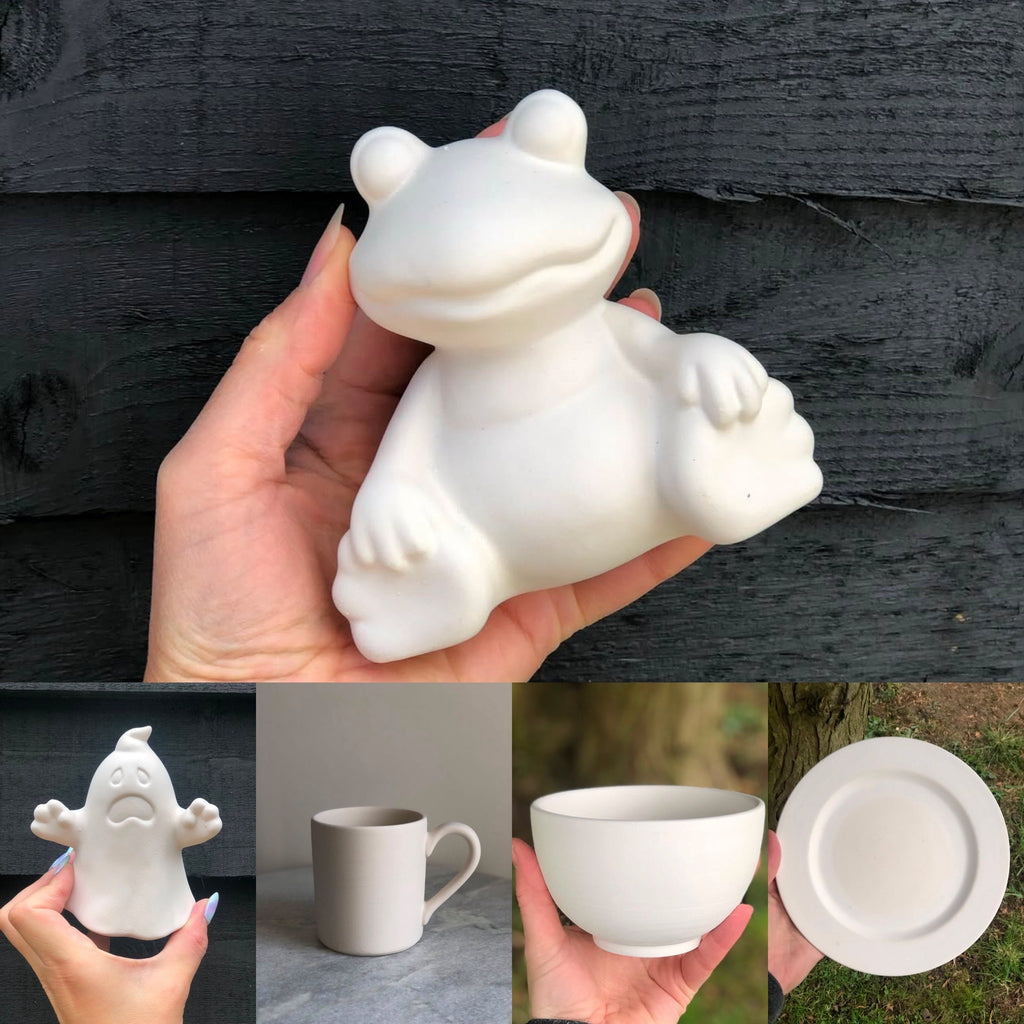 October half term pottery painting