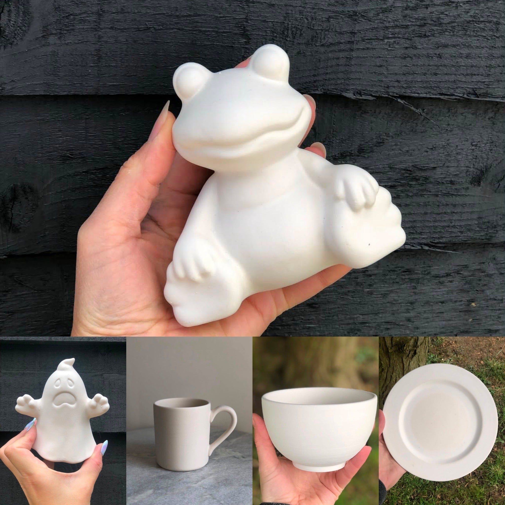 October half term pottery painting